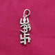 Pure silver Trishul pendant