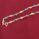 Pure silver Tulsi/Semi precious stones