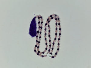 Amethyst Rose Mala (8mm)