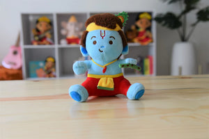 Baby Krishna Plush Soft Toy Small 6"