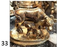 Brass Cow & Calf(AISN 33)