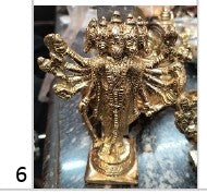 Brass Panchamukhi hanumanji(AISN 6)