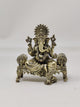 4" BRASS SOFA GANESH BRP