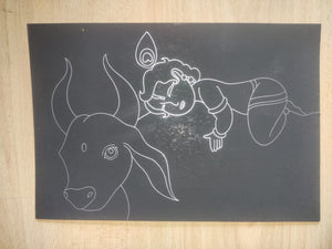 Black Scratch Art