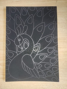 Black Scratch Art