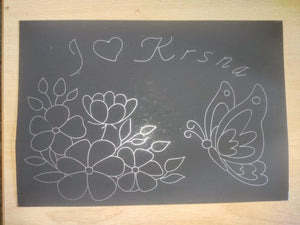 Black Scratch Art