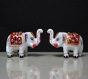 Metal Trunk Up Elephant