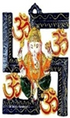 METAL OM GANESHA WALL HANGING DECOR