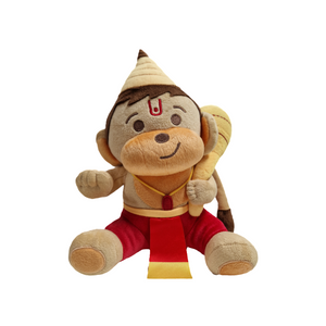Baby Hanuman Plush Soft Toy Medium 10"