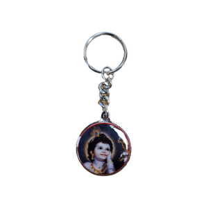 Krishna Parrot Keychain