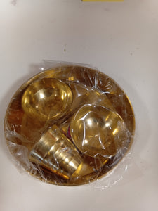 Brass Bhog Plate