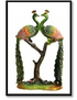 Peacock Pair On Tree Branch