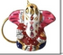 Meenakari Kaan Ganesh Keychain