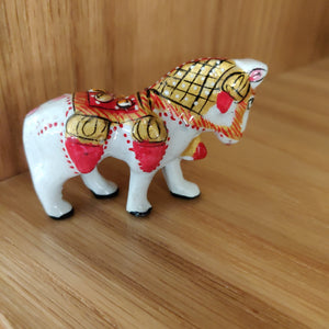 Metal Animal Hand Painted Statues/Murtis (Various Designs)