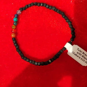 Tulsi Bracelet with Black 7 Chakara