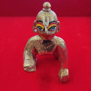 Laddu Gopal Brass Deity Murti