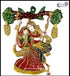 Metal Swinging Radha Krishna On Tree Hanging Decor(UTZ)
