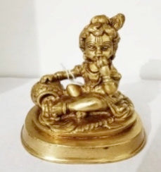 Brass Laddu Gopal Statue(30)