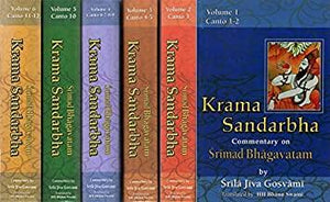 Krama Sandabha Six Volume Set by Srila Jiva Gosvami