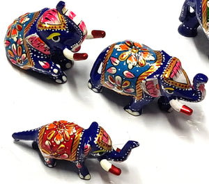 Metal Animal Hand Painted Statues/Murtis (Various Designs)