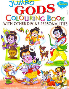 Jumbo Gods Colouring Book With Other Divine Personalilties