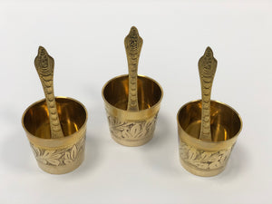 Solid Brass Acamana Cup (Various sizes available)