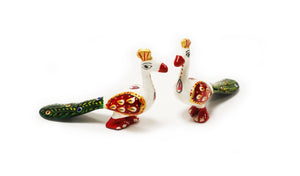 Metal Animal Hand Painted Statues/Murtis (Various Designs)