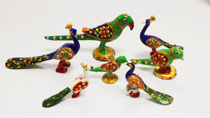Metal Animal Hand Painted Statues/Murtis (Various Designs)