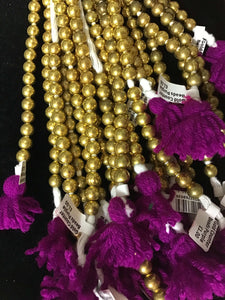 Gold Counter Beads