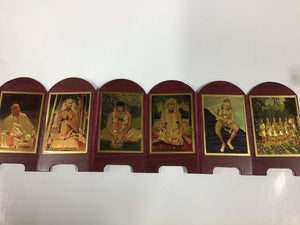 Folding Wooden Gold Plated Parampara Stand