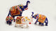 Metal Animal Hand Painted Statues/Murtis (Various Designs)