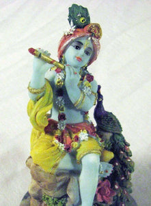 Krishna with Peacock Magnet